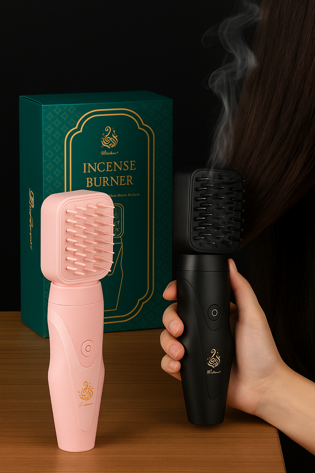 Diffuseur d'encens pour cheveux premium / Brûleur d'encens