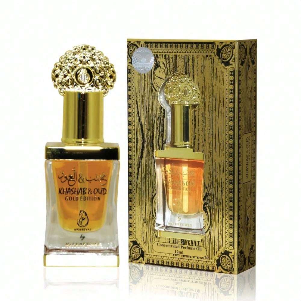 Khashab & Oud Gold - Huile de parfum sans alcool
